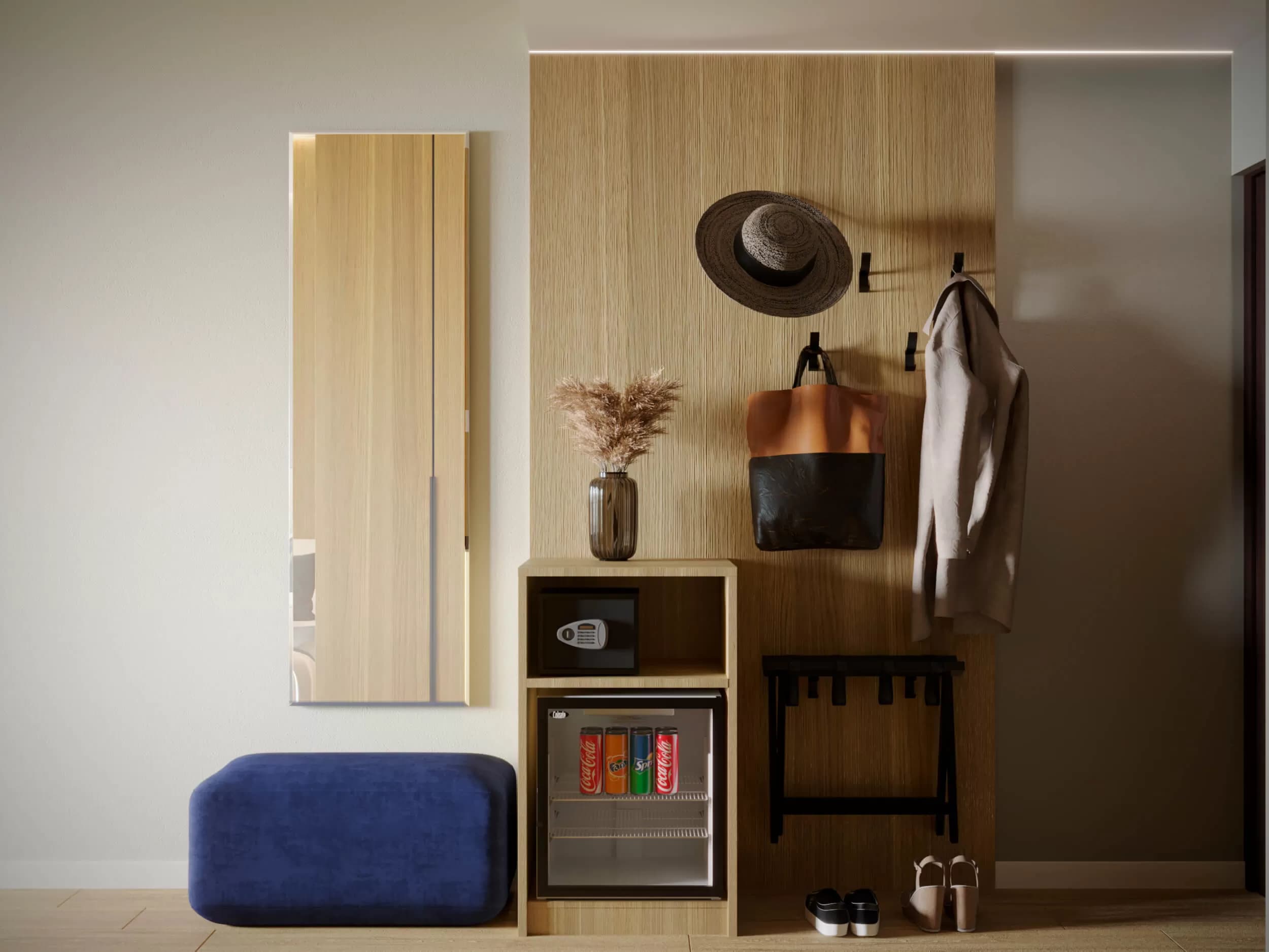 Корпусная мебель в гостинице – основа интерьера.