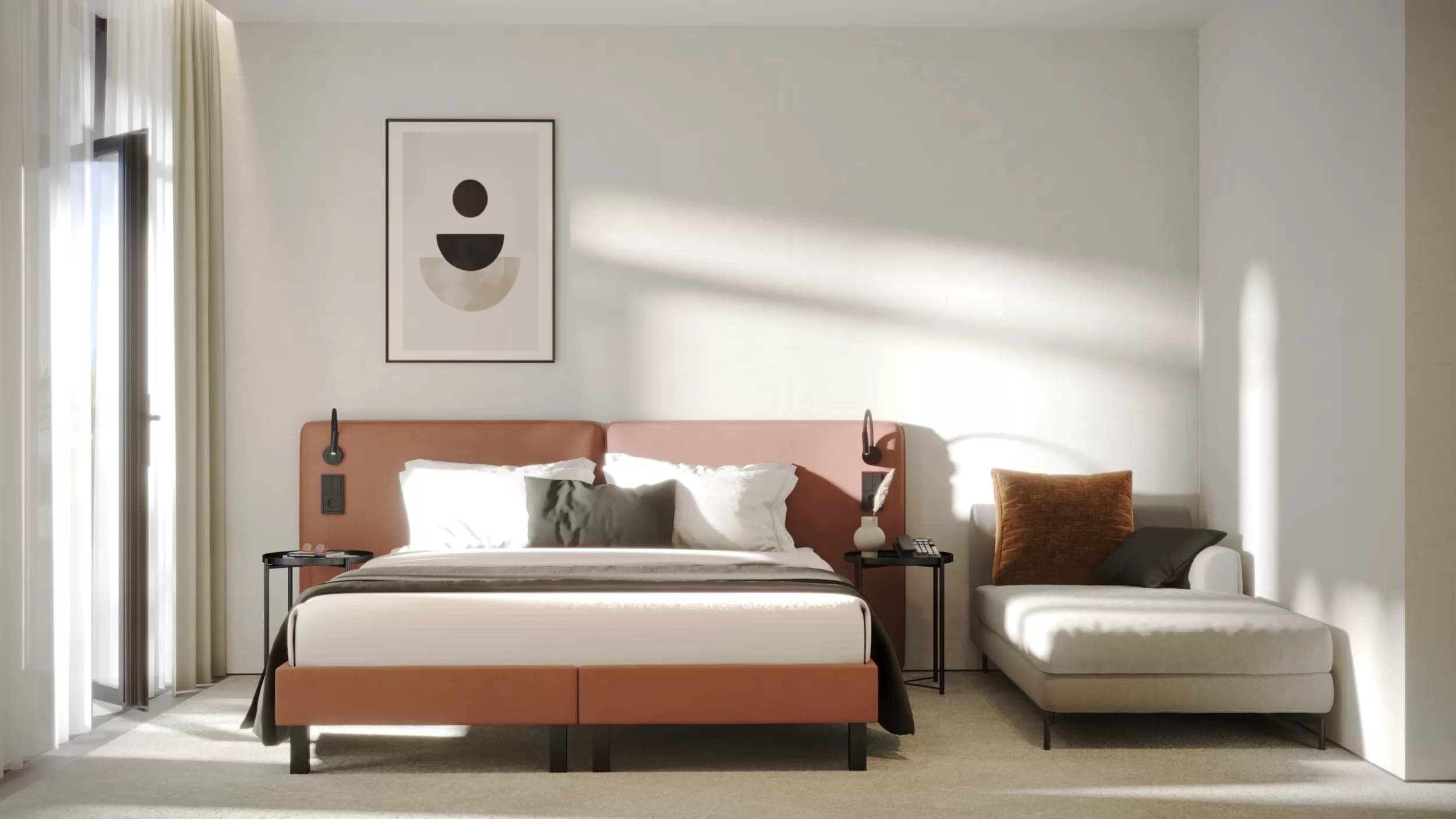 Правильное основание для матраса в номере.