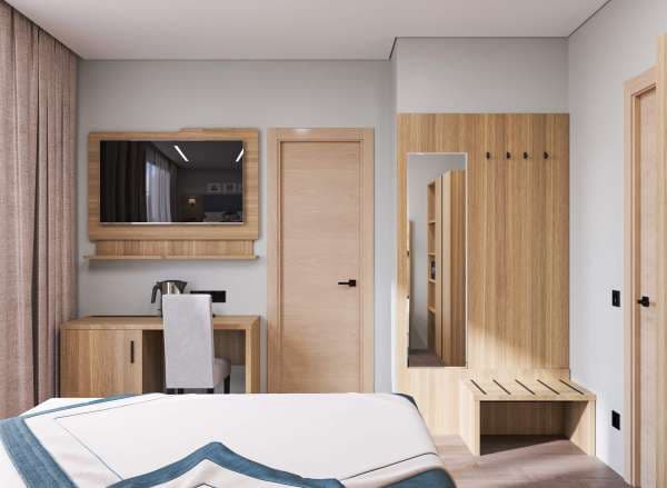 Сегодня уже ни один гостиничный номер невозможно представить без телевизора.